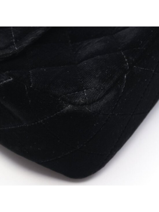 Chanel Backpack Quilted Black Fabric main image 6